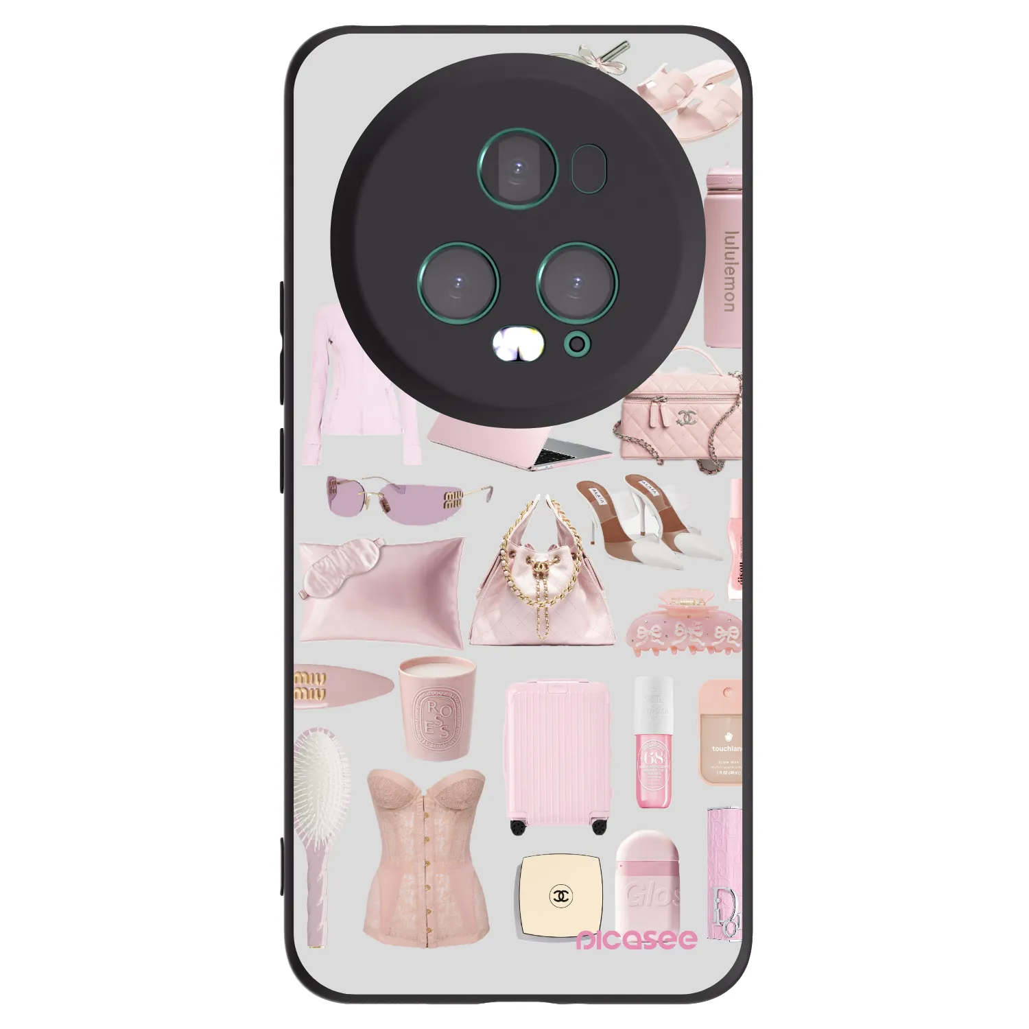 Picasee Honor Magic5 Pro Hülle - Schwarzes Silikon - Glam Babe