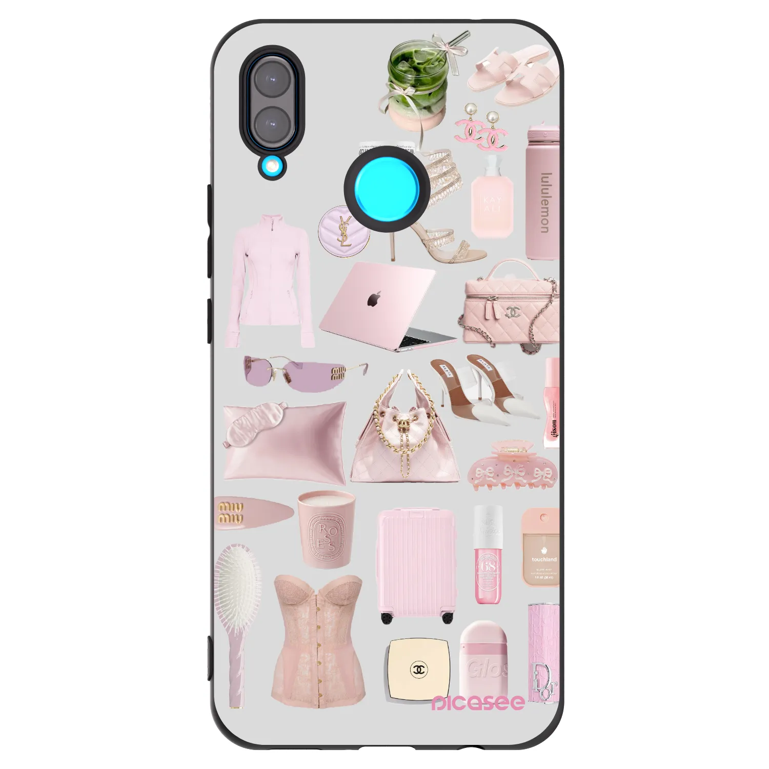 Picasee Huawei Nova 3 Hülle - Schwarzes Silikon - Glam Babe
