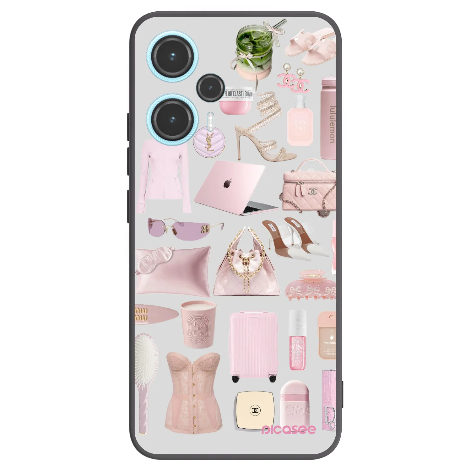 Picasee Xiaomi Poco F5 Hülle - Schwarzes Silikon - Glam Babe