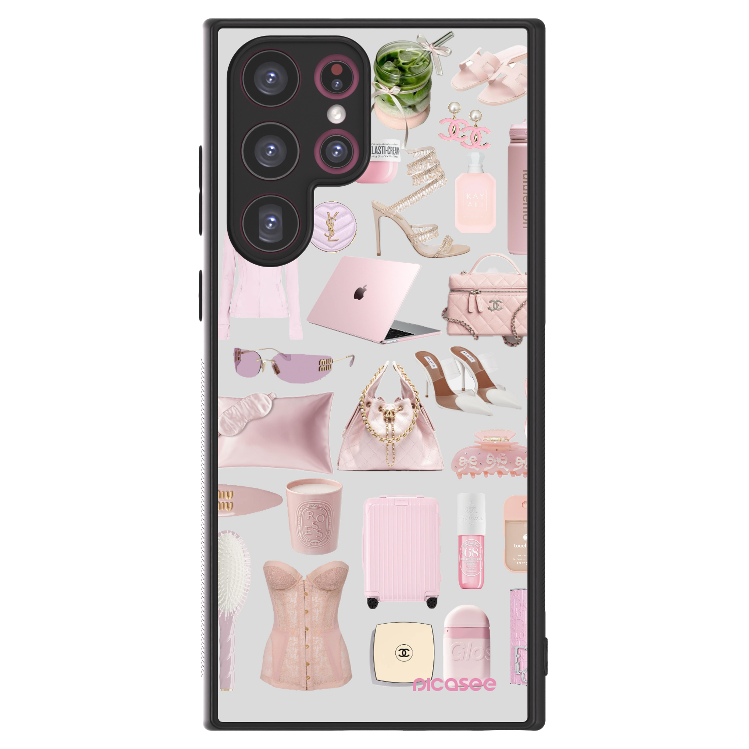 Picasee ULTIMATE CASE PowerShare für Samsung Galaxy S22 Ultra 5G - Glam Babe