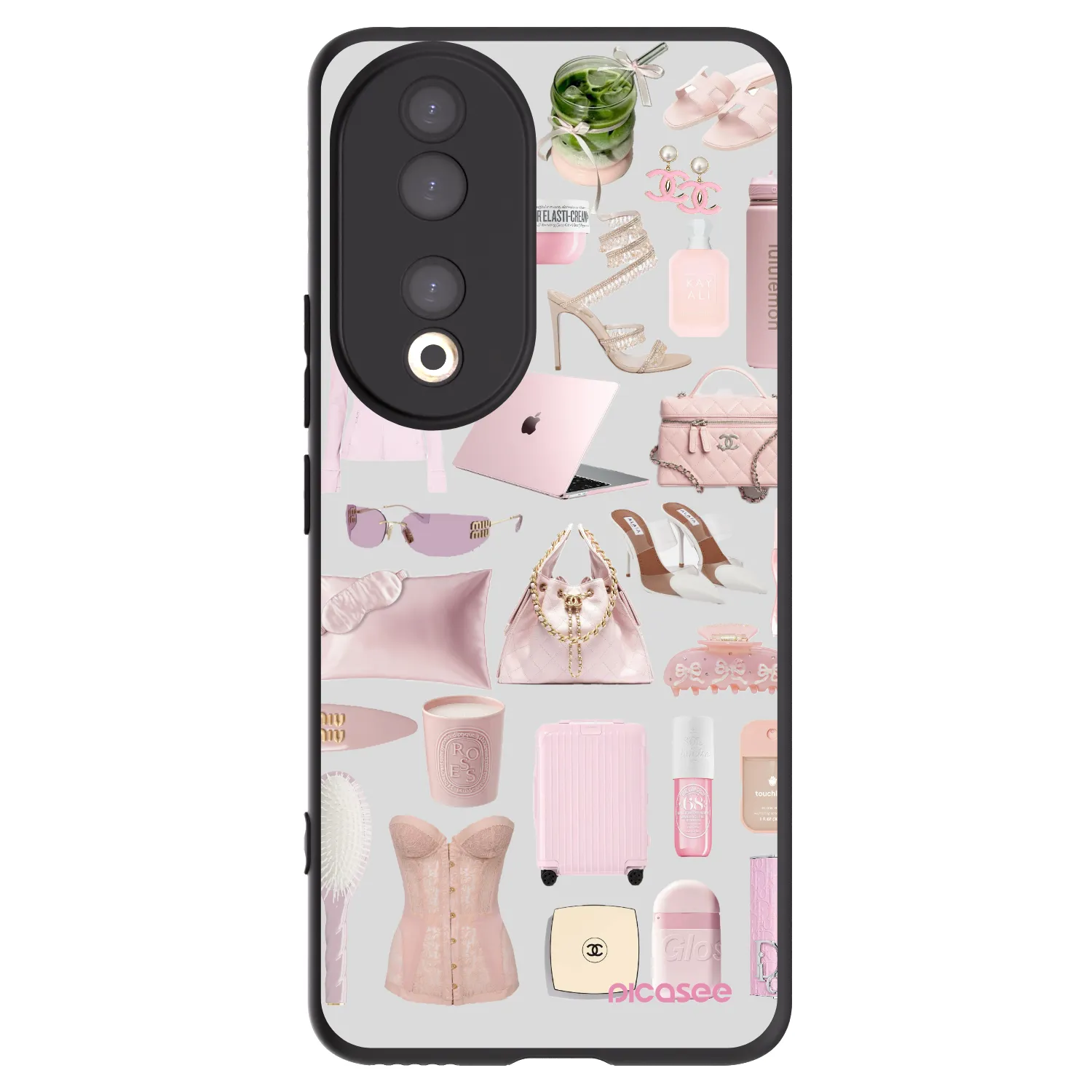 Picasee Honor 90 5G Hülle - Schwarzes Silikon - Glam Babe