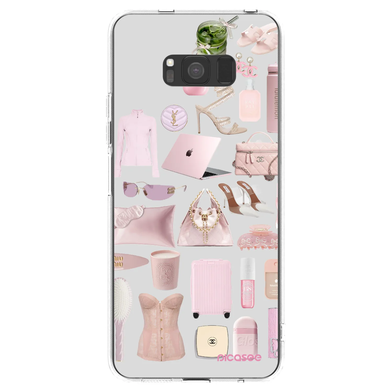 Picasee Samsung Galaxy S8 G950F Hülle - Transparentes Silikon - Glam Babe