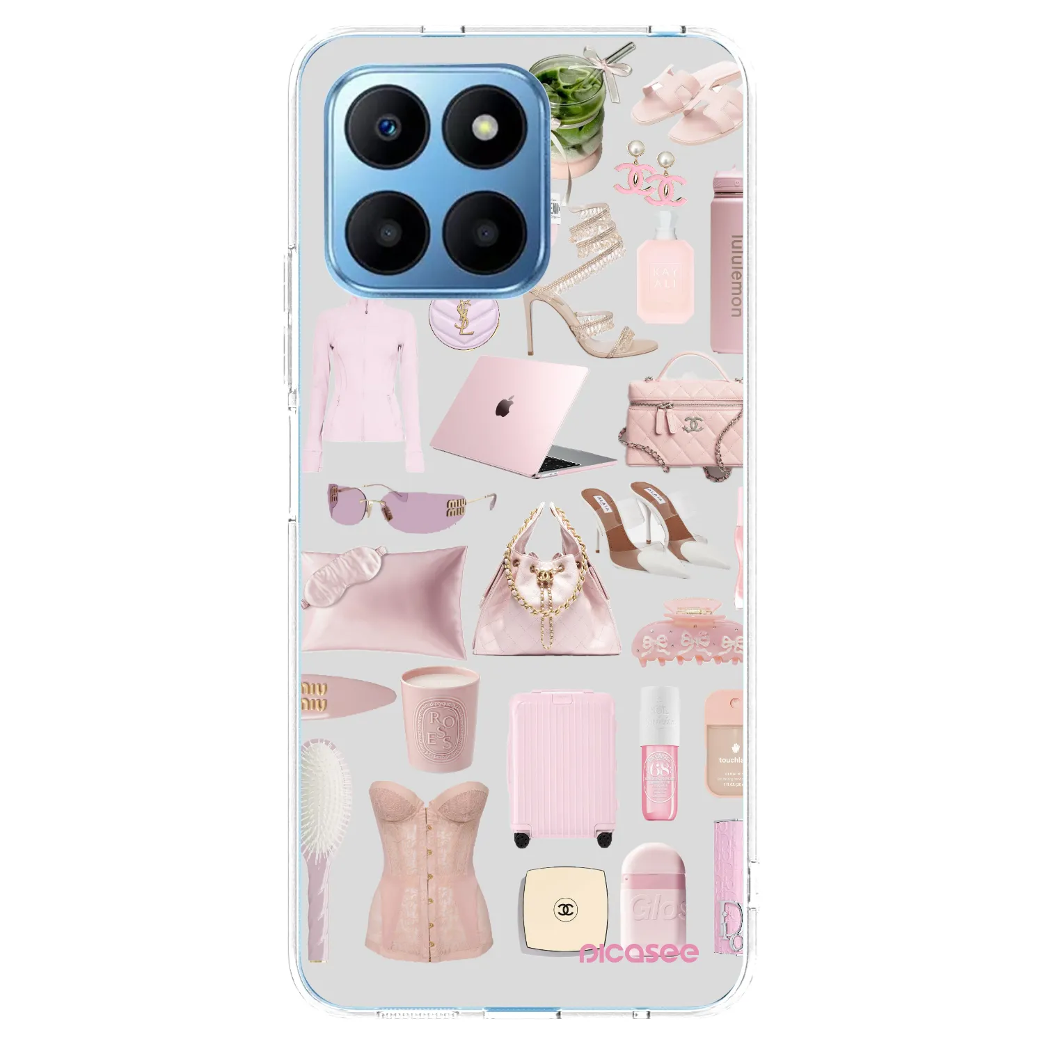 Picasee Honor 70 Lite Hülle - Transparentes Silikon - Glam Babe