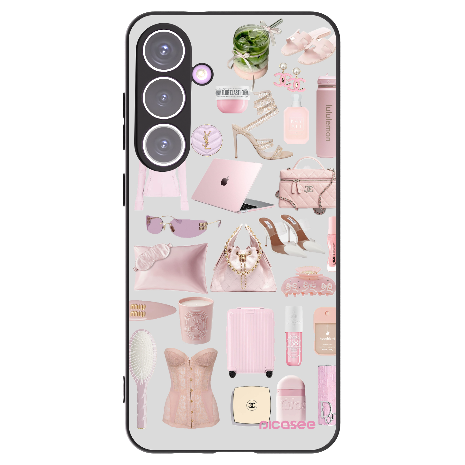 Picasee Samsung Galaxy S24+ S926B 5G Hülle - Schwarzes Silikon - Glam Babe