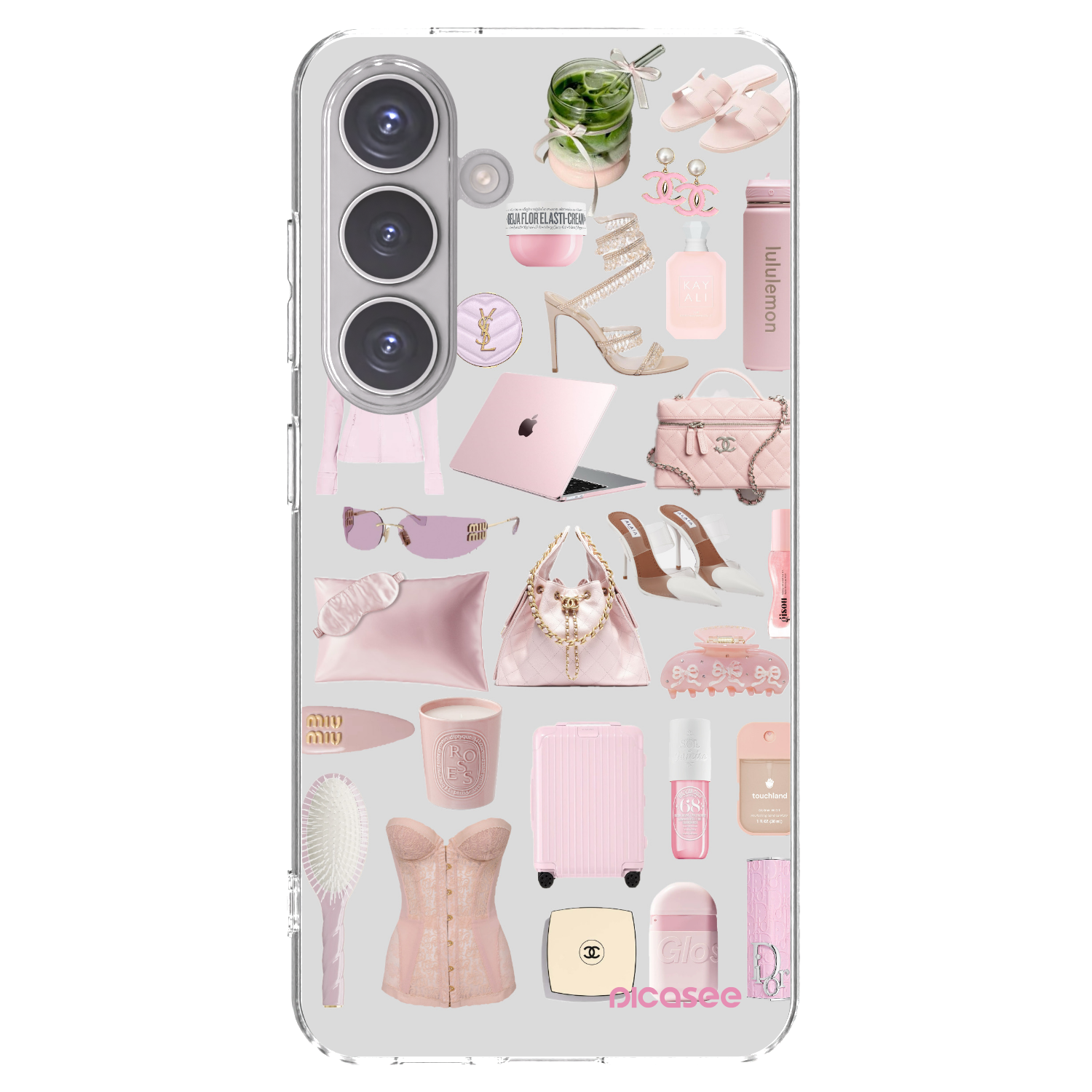Picasee Samsung Galaxy S24 S921B 5G Hülle - Transparentes Silikon - Glam Babe