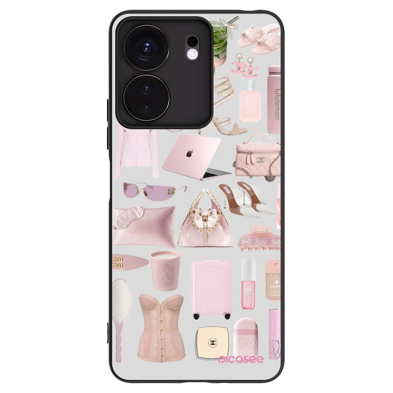 Picasee Xiaomi Redmi 13C 4G Hülle - Schwarzes Silikon - Glam Babe