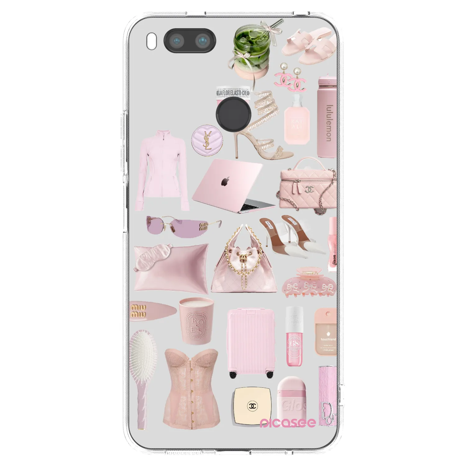 Picasee Xiaomi Mi A1 Global Hülle - Transparentes Silikon - Glam Babe