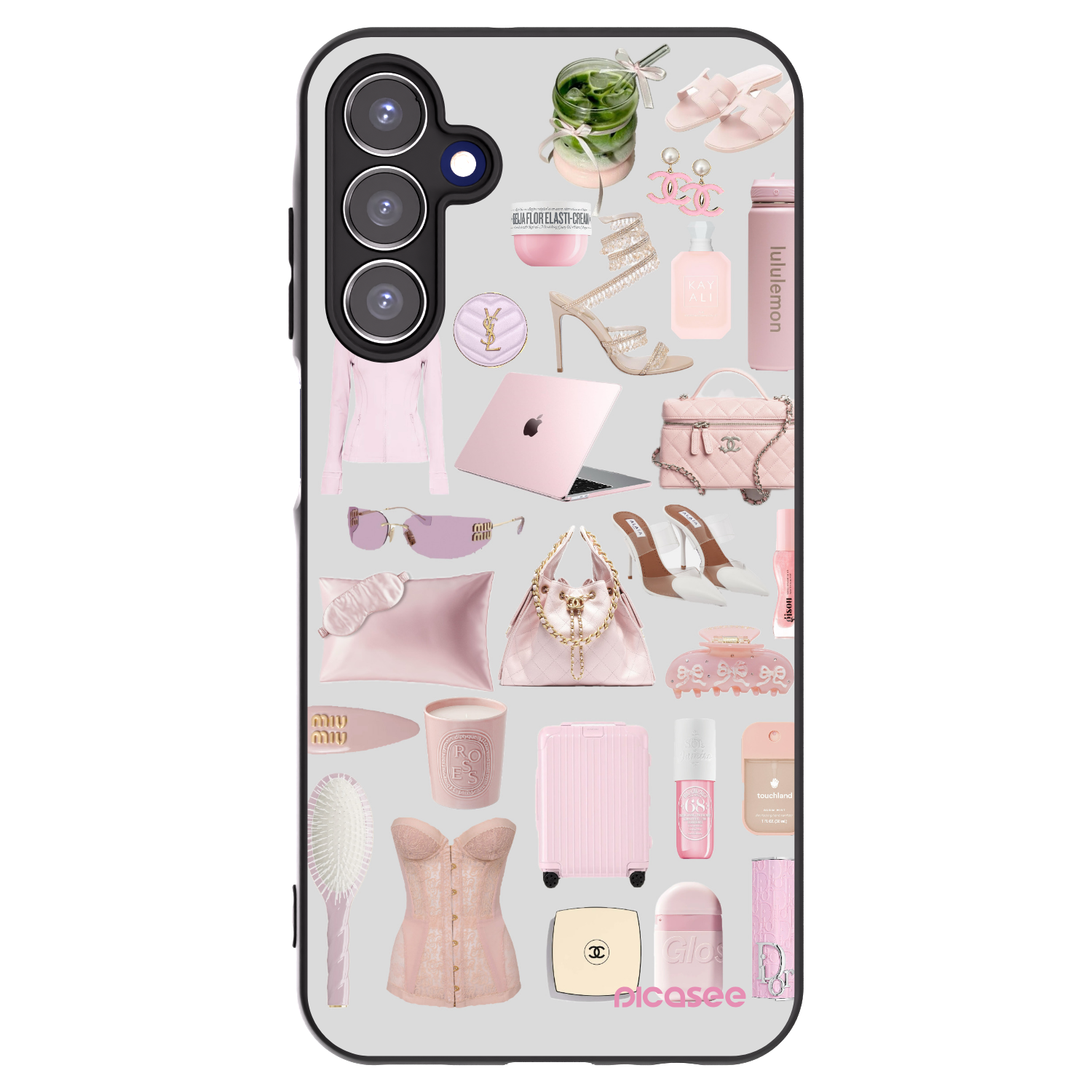 Picasee Samsung Galaxy A15 A155F 4G Hülle - Schwarzes Silikon - Glam Babe