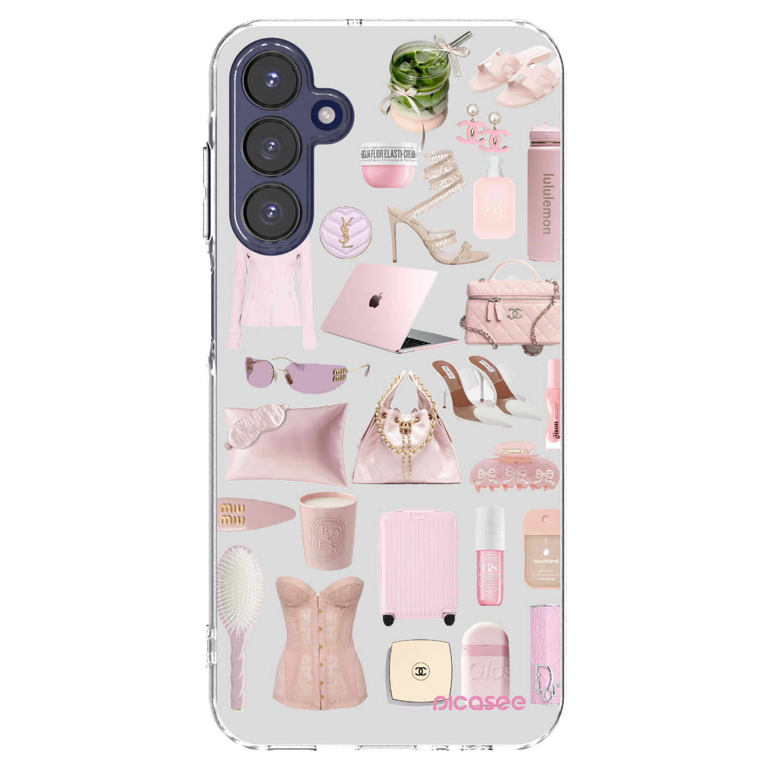 Picasee Samsung Galaxy A15 A155F 4G Hülle - Transparentes Silikon - Glam Babe