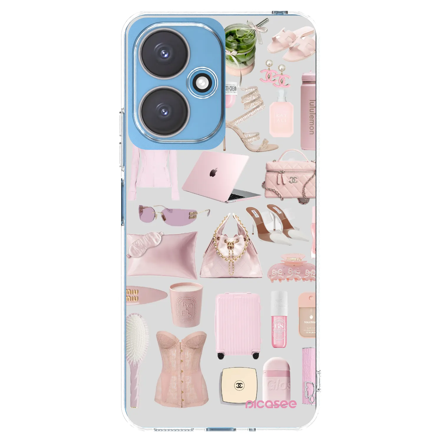 Picasee Xiaomi Redmi 13C 5G Hülle - Transparentes Silikon - Glam Babe