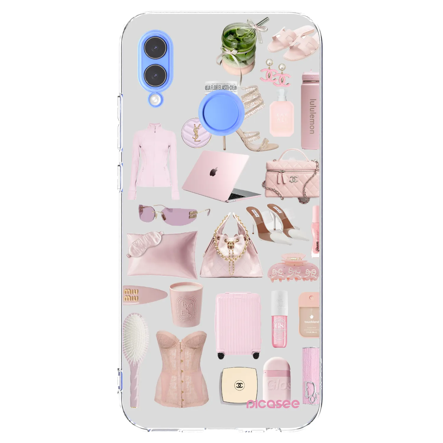 Picasee Huawei P Smart 2019 Hülle - Transparentes Silikon - Glam Babe