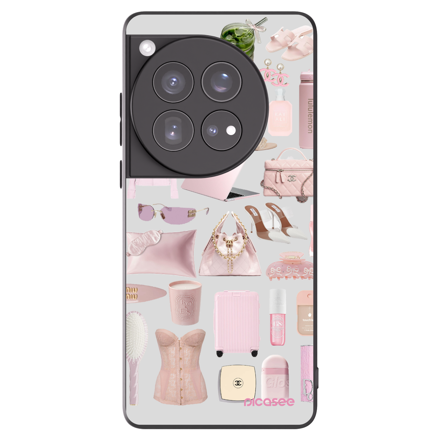 Picasee OnePlus 12 5G Hülle - Schwarzes Silikon - Glam Babe