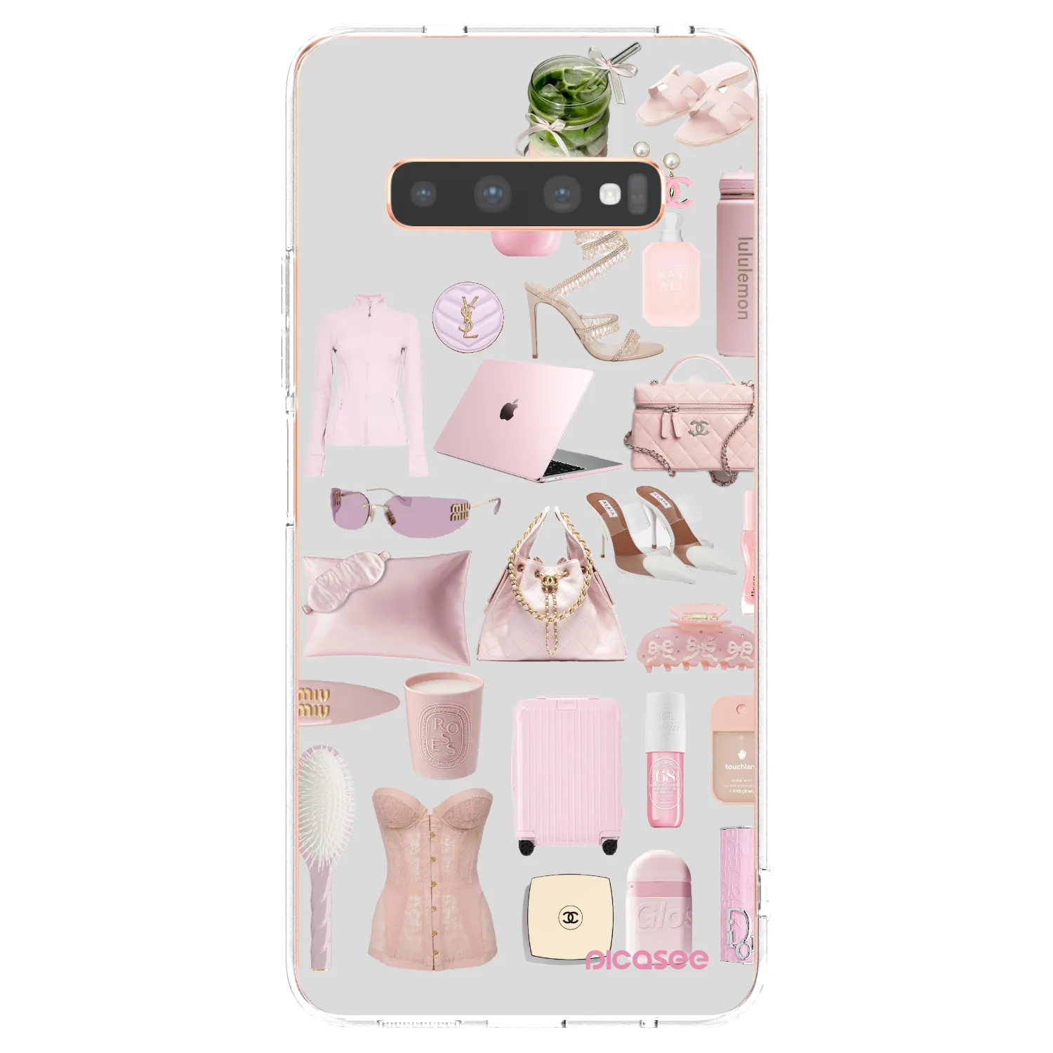 Picasee Samsung Galaxy S10 Plus G975 Hülle - Transparentes Silikon - Glam Babe
