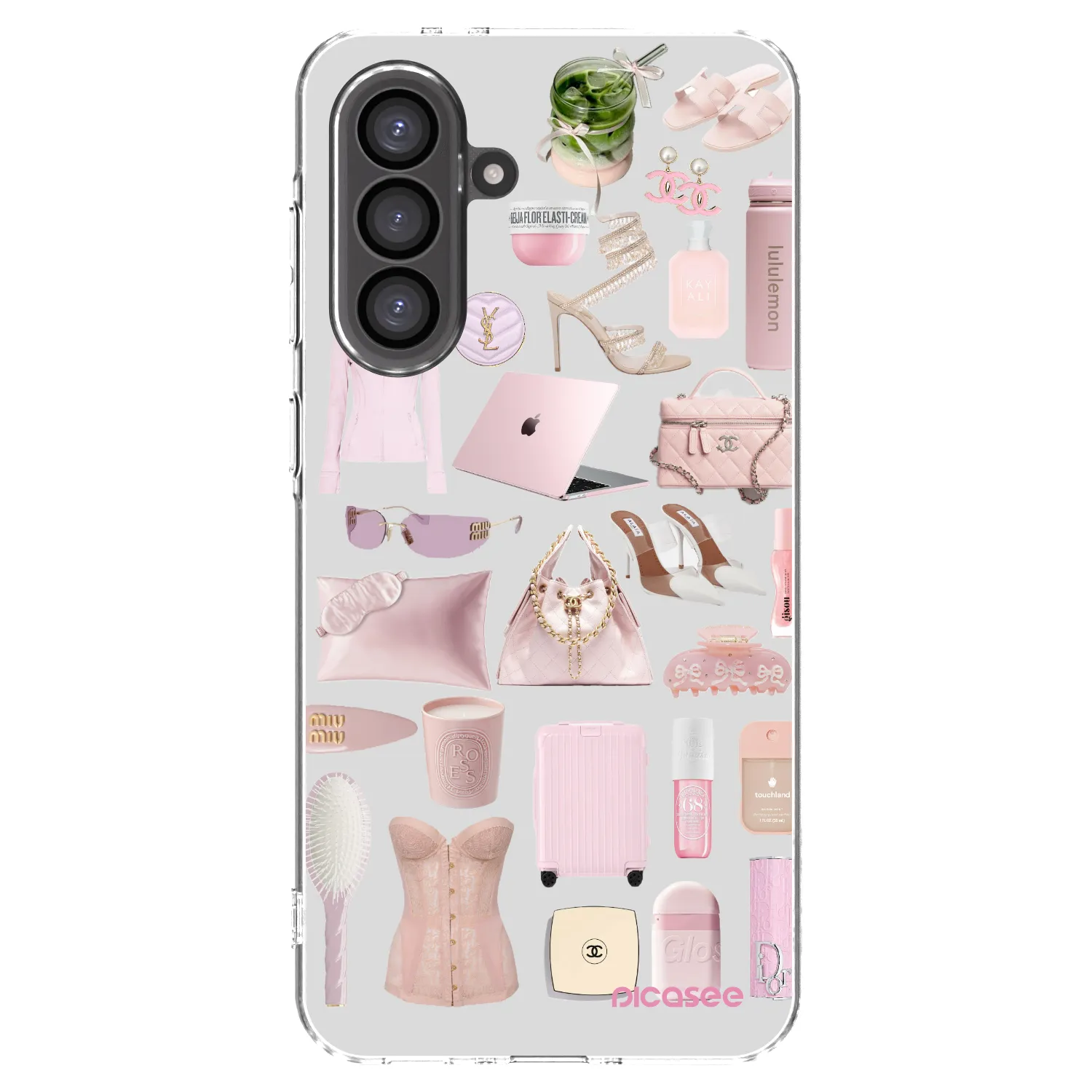 Picasee Samsung Galaxy A56 5G A566B Hülle - Transparentes Silikon - Glam Babe