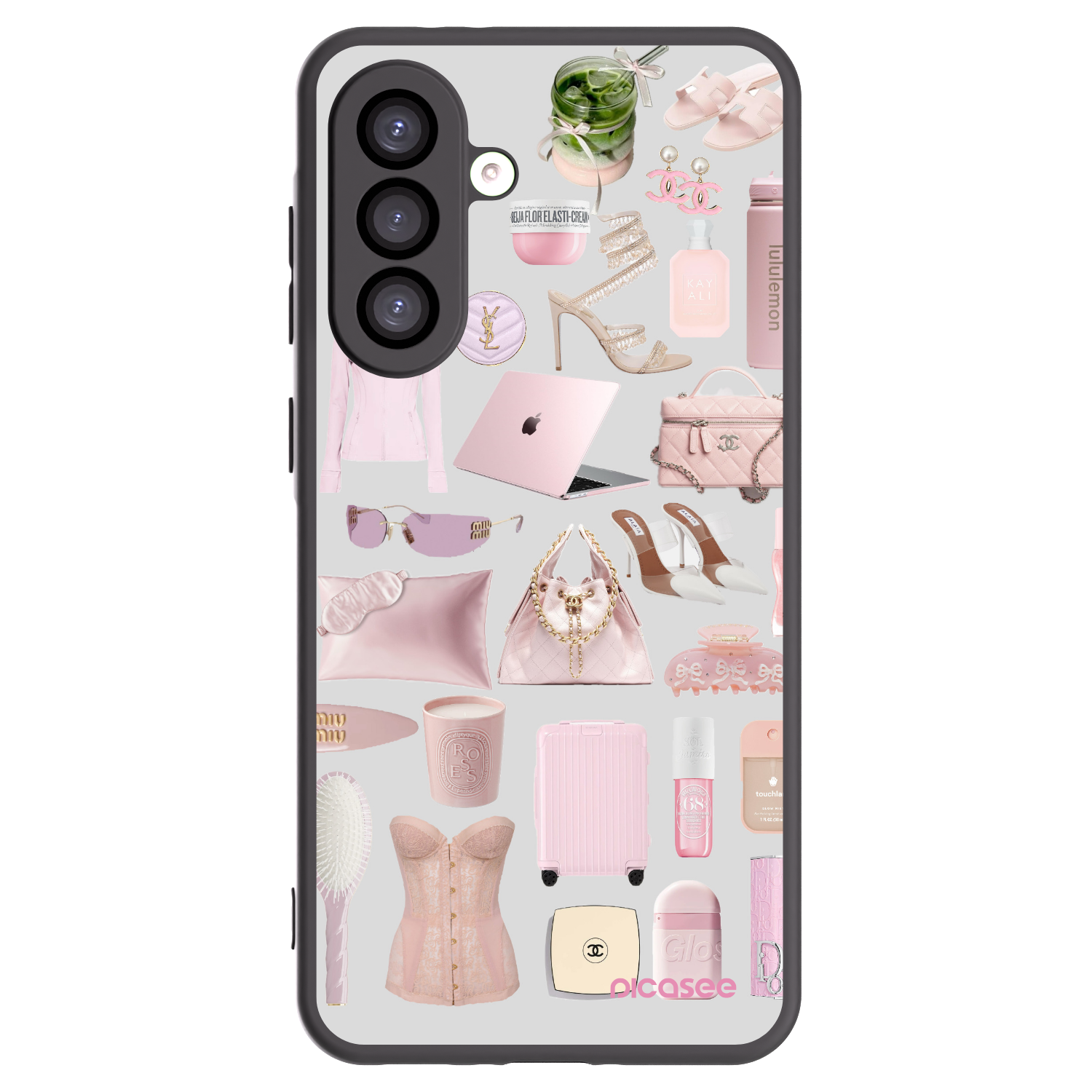 Picasee Samsung Galaxy A26 5G A266B Hülle - Schwarzes Silikon - Glam Babe