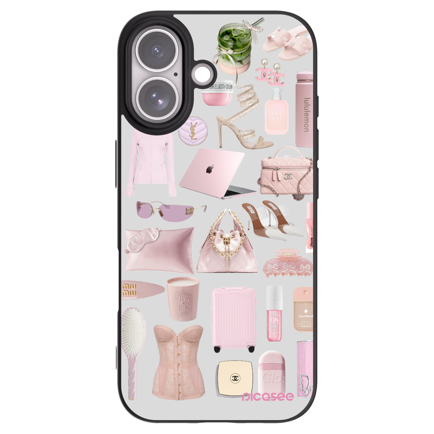 Picasee Apple iPhone 17 Hülle - Schwarzes Silikon - Glam Babe