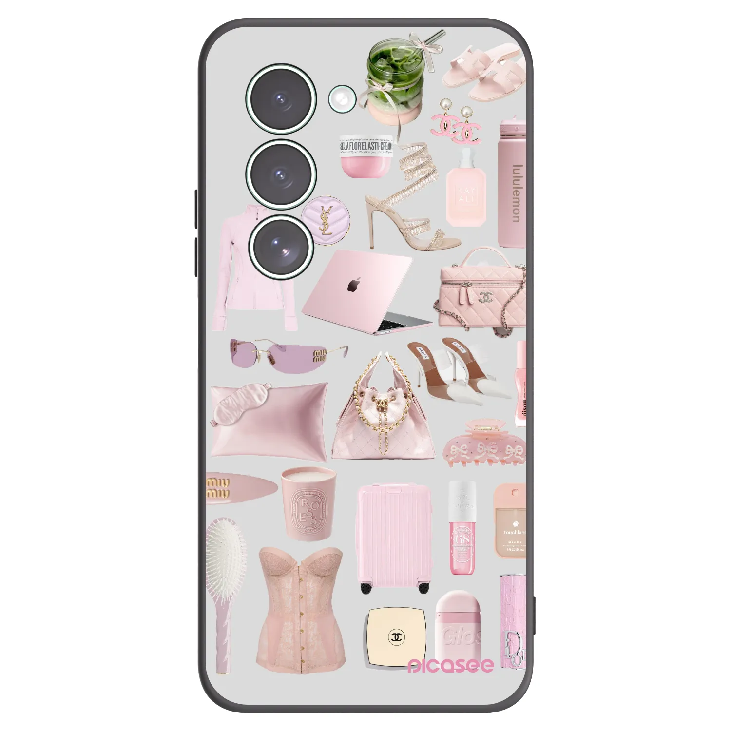 Picasee Xiaomi Redmi 15 5G Hülle - Schwarzes Silikon - Glam Babe