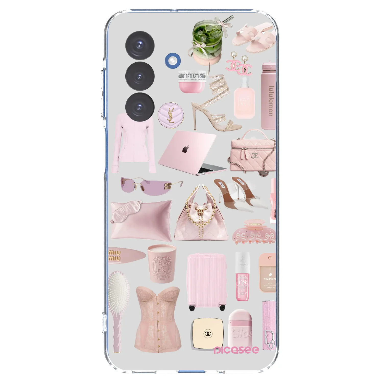 Picasee Samsung Galaxy A17 5G Hülle - Transparentes Silikon - Glam Babe