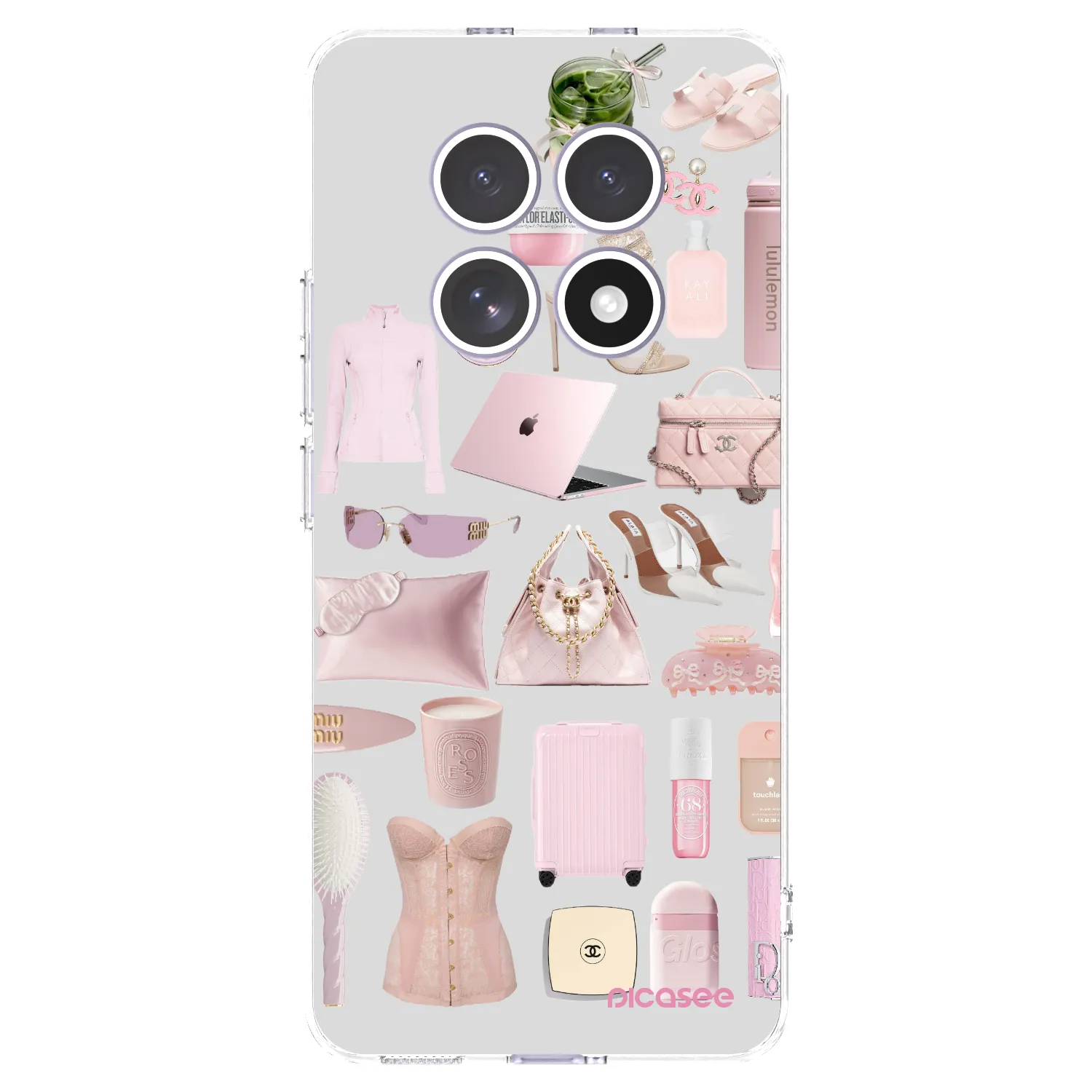 Picasee Xiaomi Redmi Note 15 Hülle - Transparentes Silikon - Glam Babe