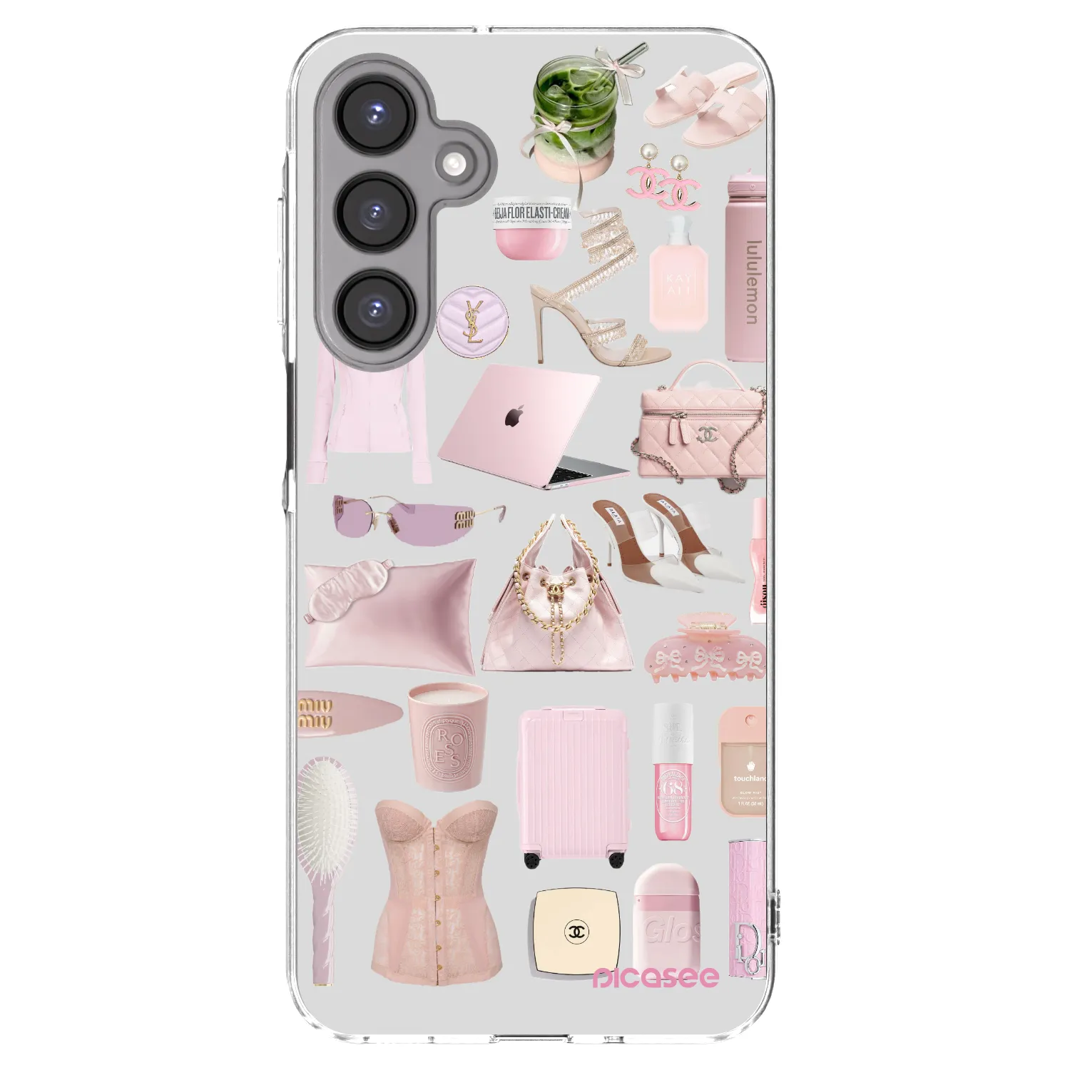 Picasee Samsung Galaxy A16 4G Hülle - Transparentes Silikon - Glam Babe