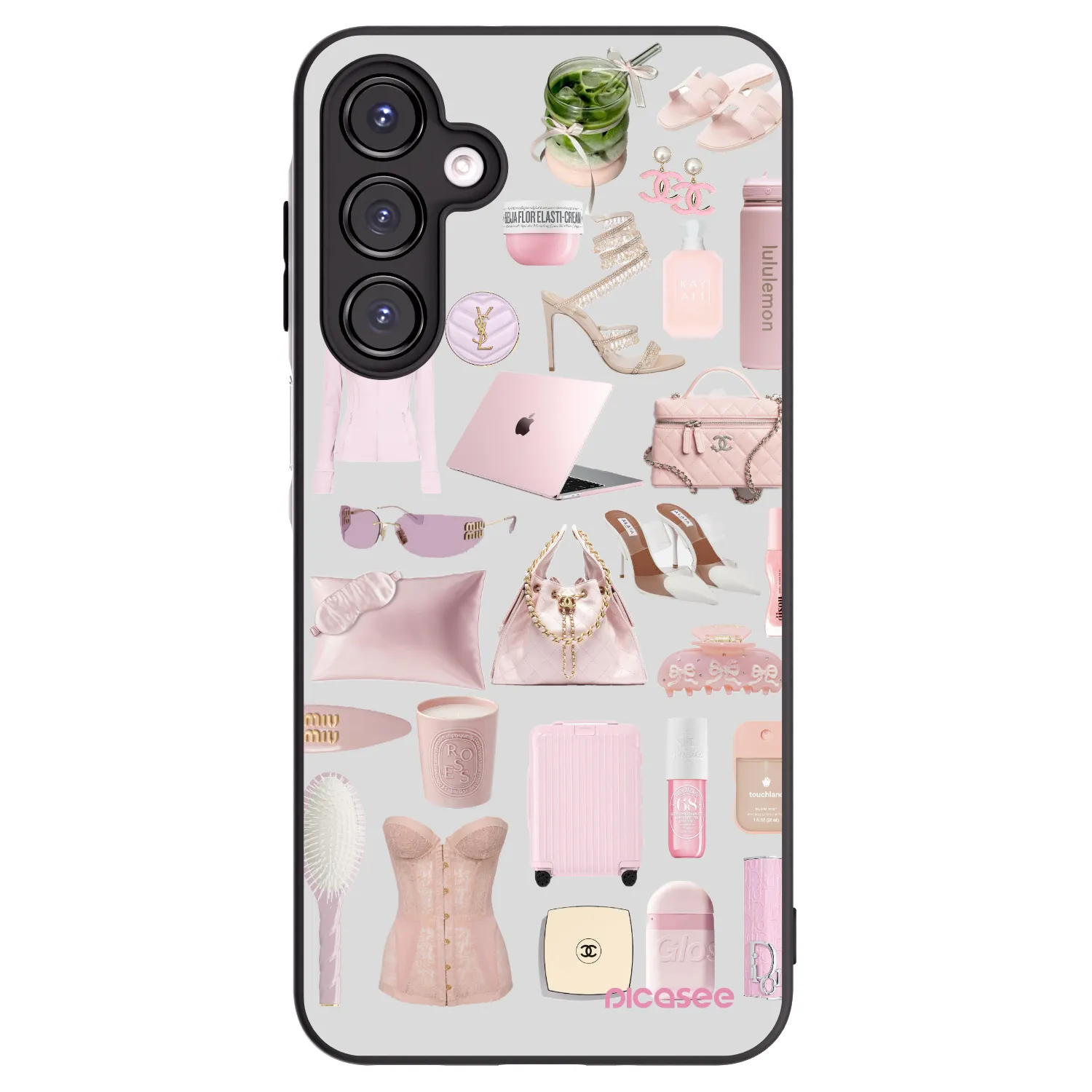 Picasee Samsung Galaxy A16 4G Hülle - Schwarzes Silikon - Glam Babe