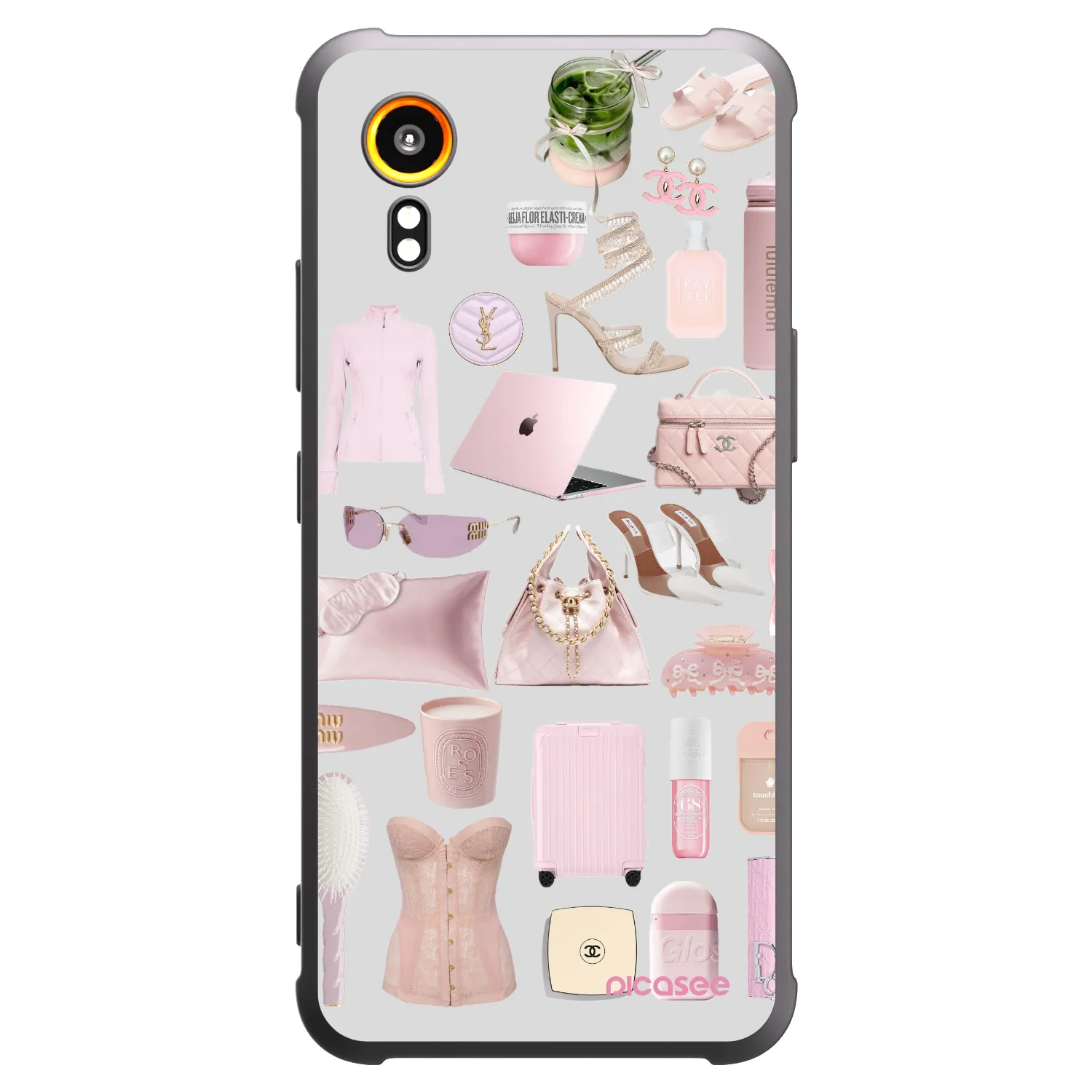 Picasee Samsung Galaxy Xcover 7 Hülle - Schwarzes Silikon - Glam Babe