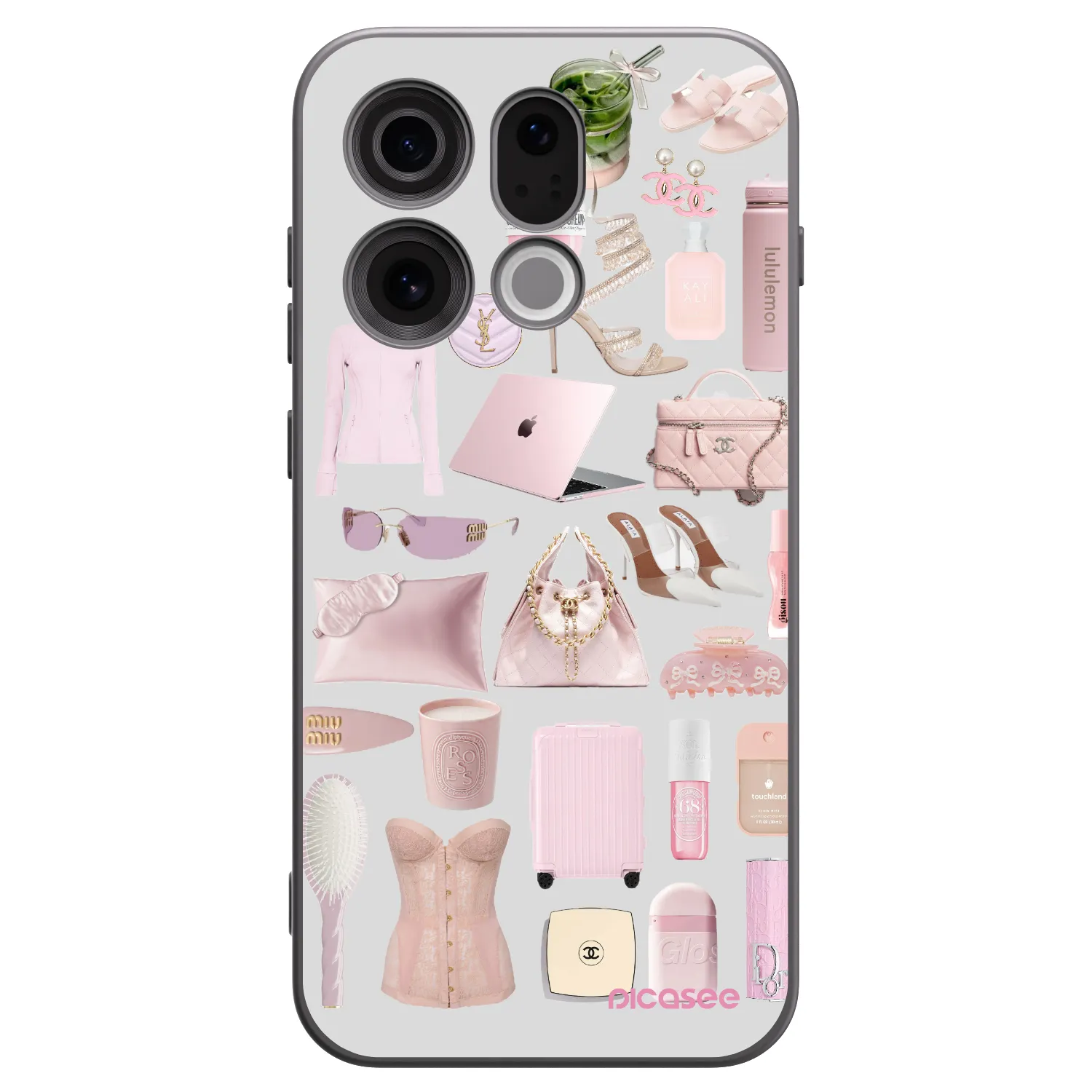 Picasee OPPO Find X9 Hülle - Schwarzes Silikon - Glam Babe