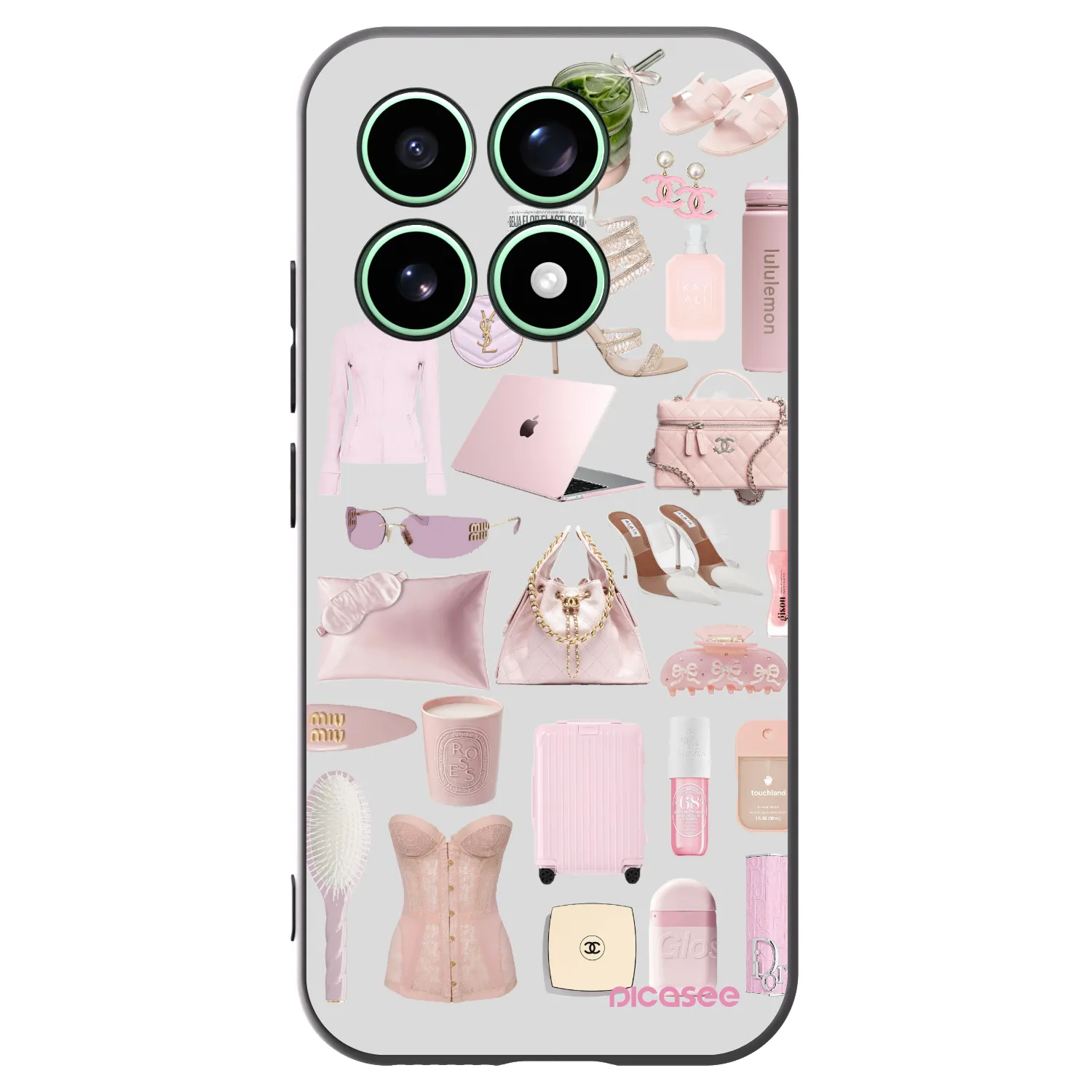 Picasee Xiaomi 17 Hülle - Schwarzes Silikon - Glam Babe