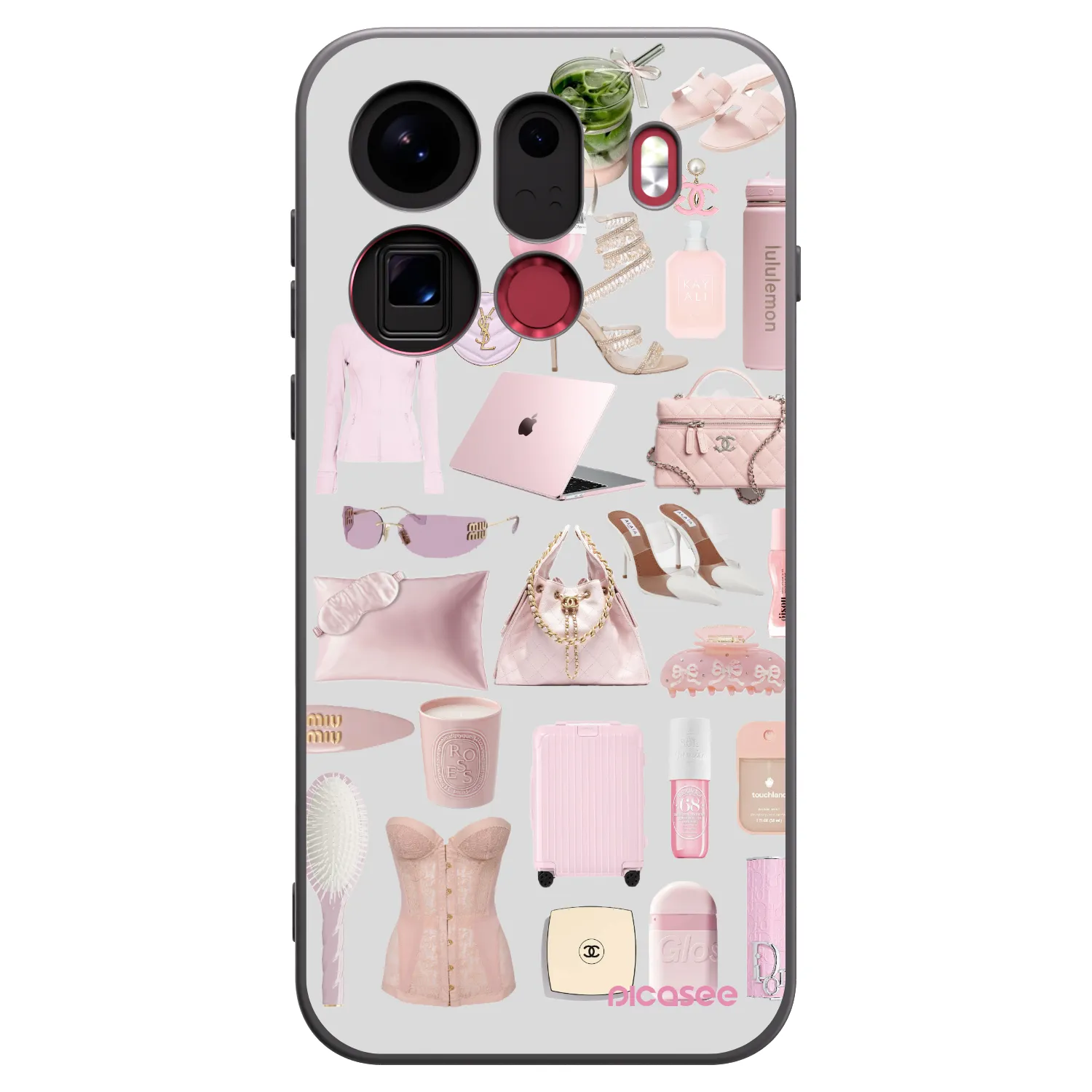 Picasee OPPO Find X9 Pro Hülle - Schwarzes Silikon - Glam Babe