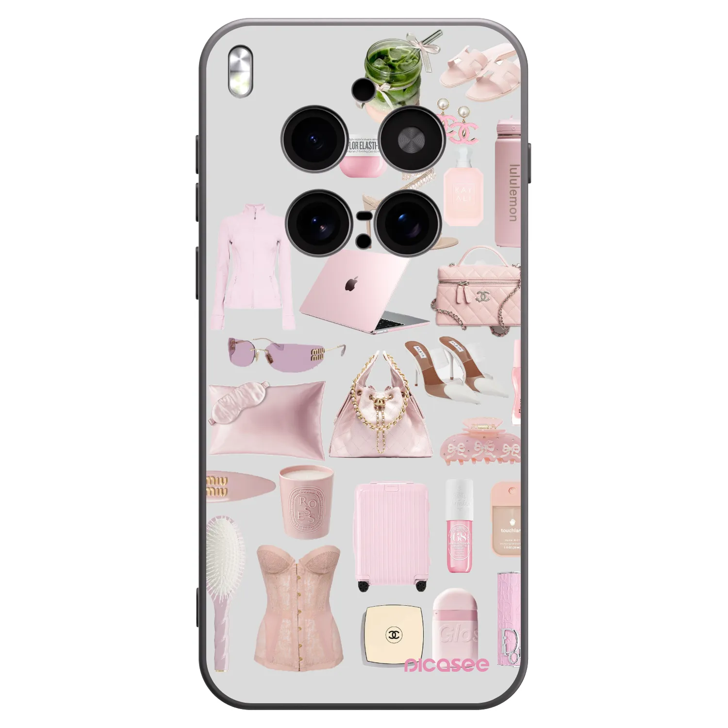 Picasee Vivo X300 Pro Hülle - Schwarzes Silikon - Glam Babe