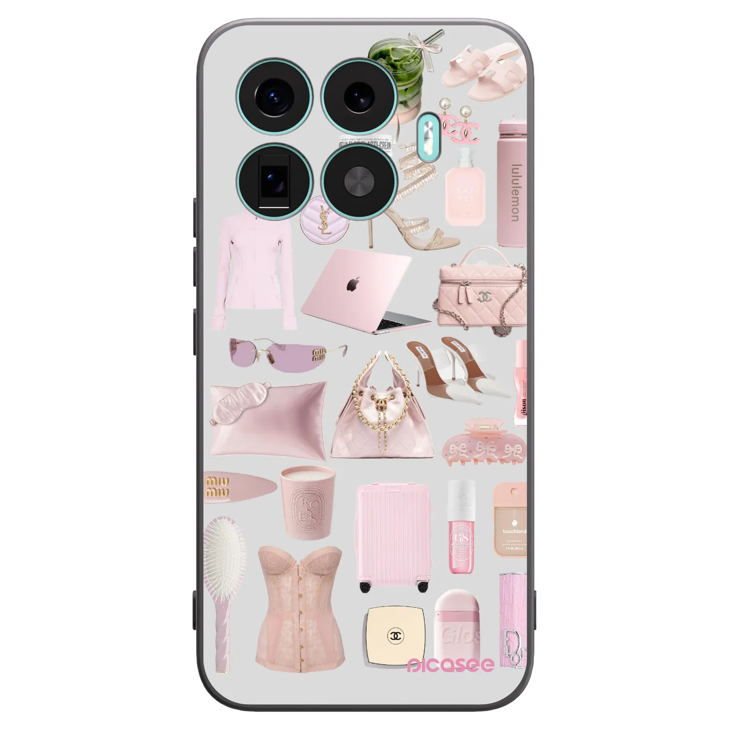 Picasee Xiaomi 17T Pro Hülle - Schwarzes Silikon - Glam Babe