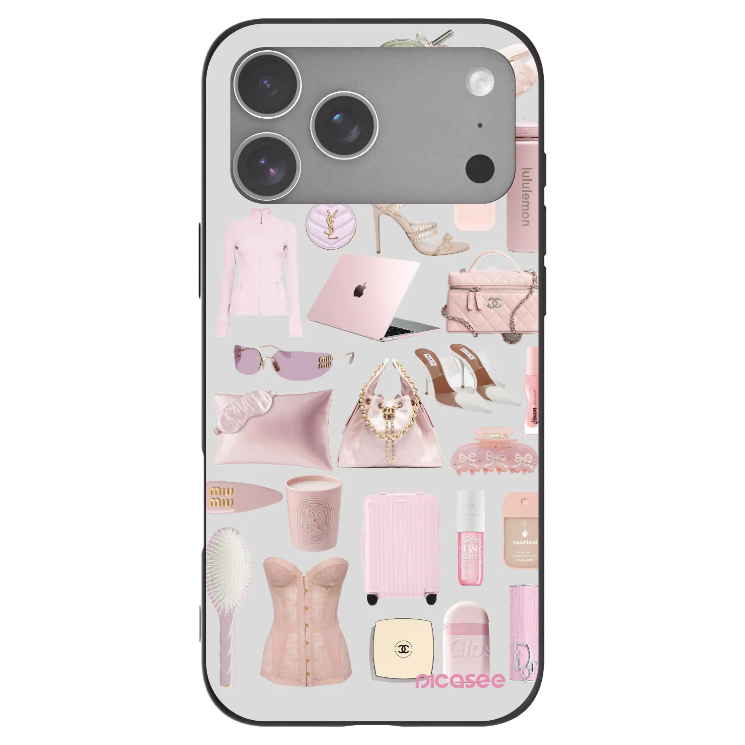 Picasee Apple iPhone 18 Pro Max Hülle - Schwarzes Silikon - Glam Babe