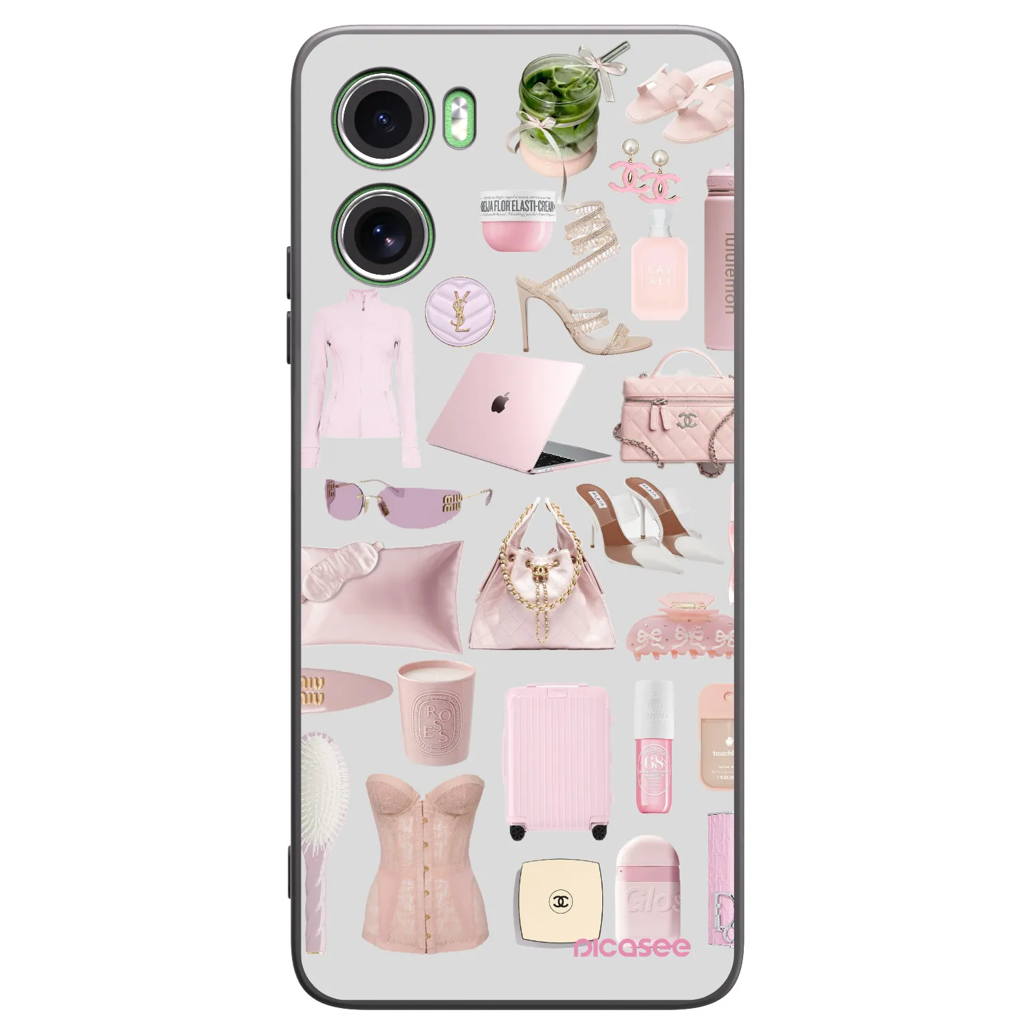 Picasee Motorola Moto G06 Hülle - Schwarzes Silikon - Glam Babe
