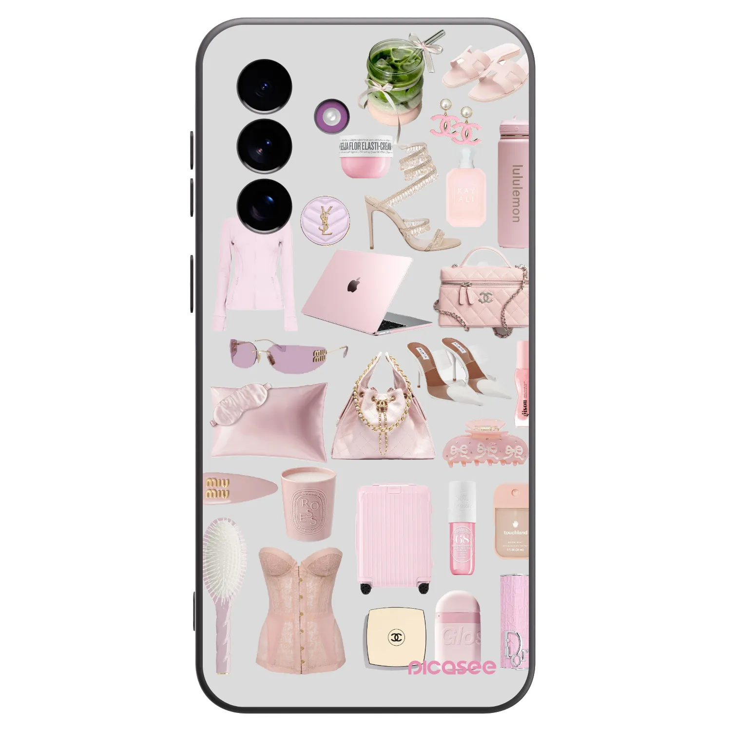 Picasee Samsung Galaxy A37 Hülle - Schwarzes Silikon - Glam Babe