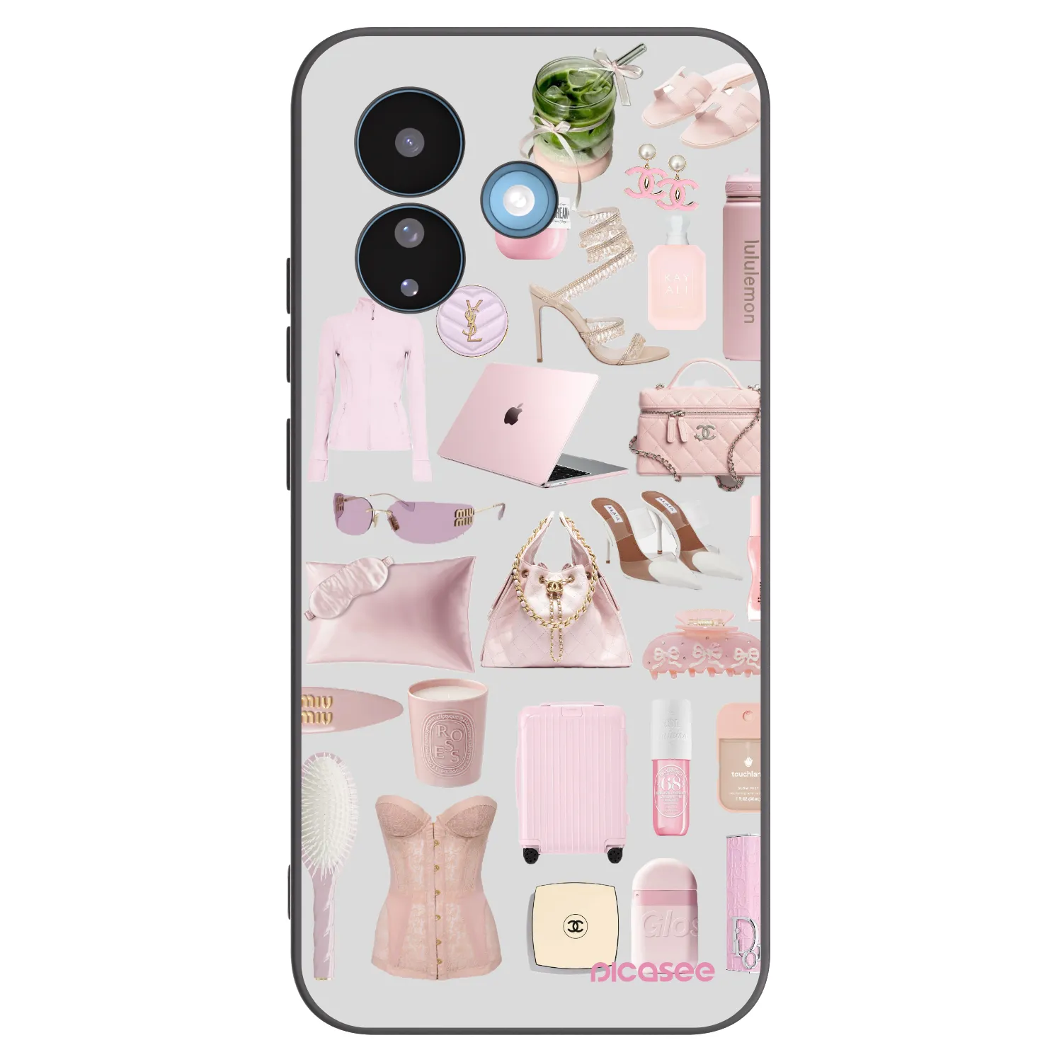 Picasee Xiaomi Redmi Note 17 Pro 5G Hülle - Schwarzes Silikon - Glam Babe