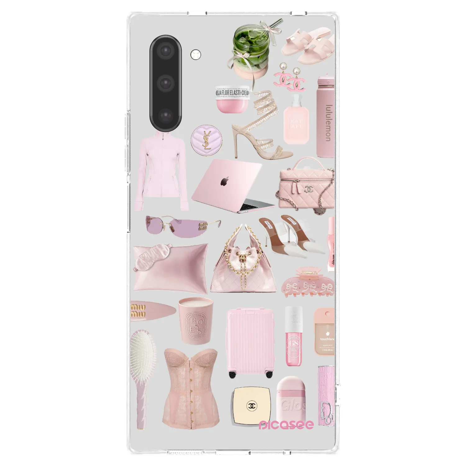 Picasee Samsung Galaxy Note 10 N970F Hülle - Transparentes Silikon - Glam Babe