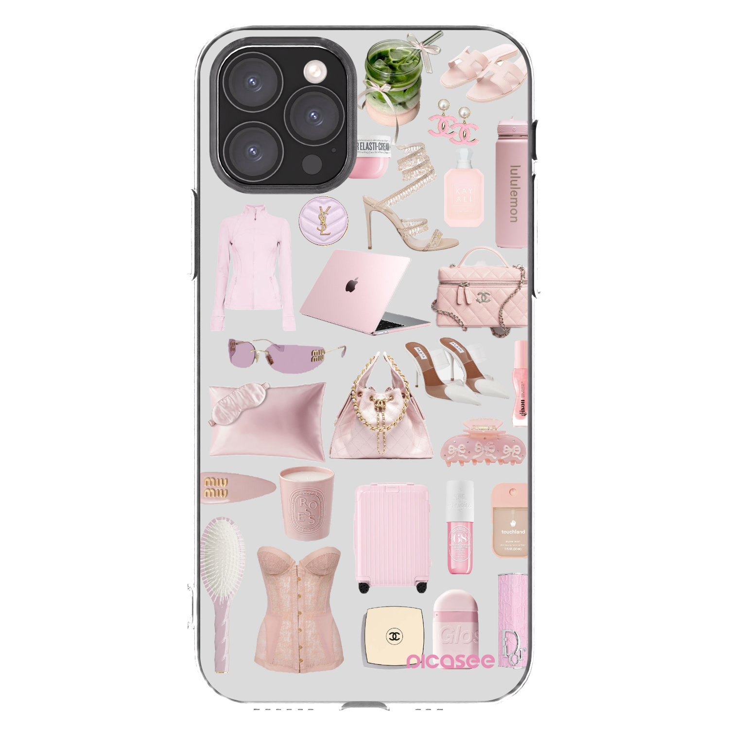 Picasee Apple iPhone 11 Pro Hülle - Transparentes Silikon - Glam Babe