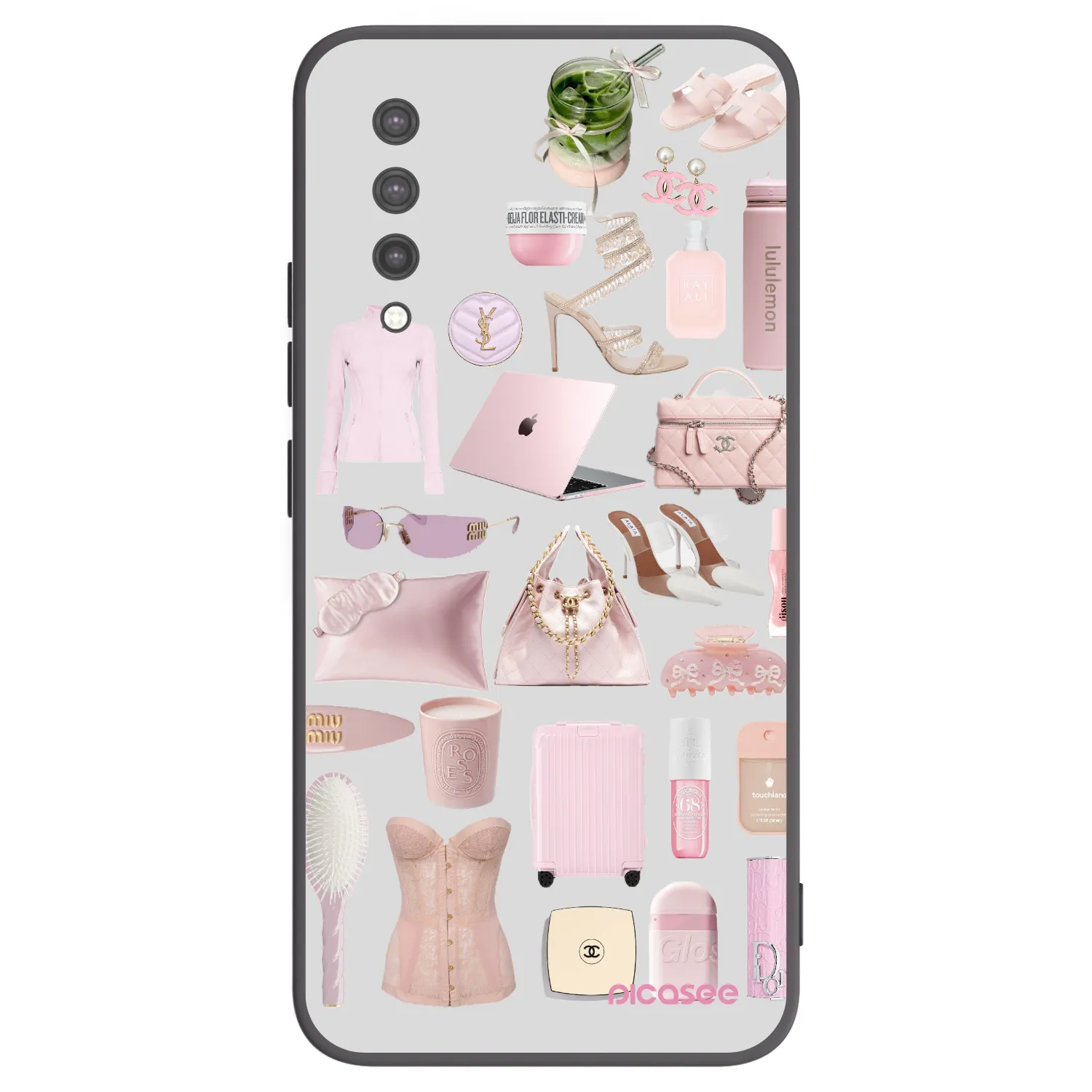 Picasee Xiaomi Mi 9 Lite Hülle - Schwarzes Silikon - Glam Babe