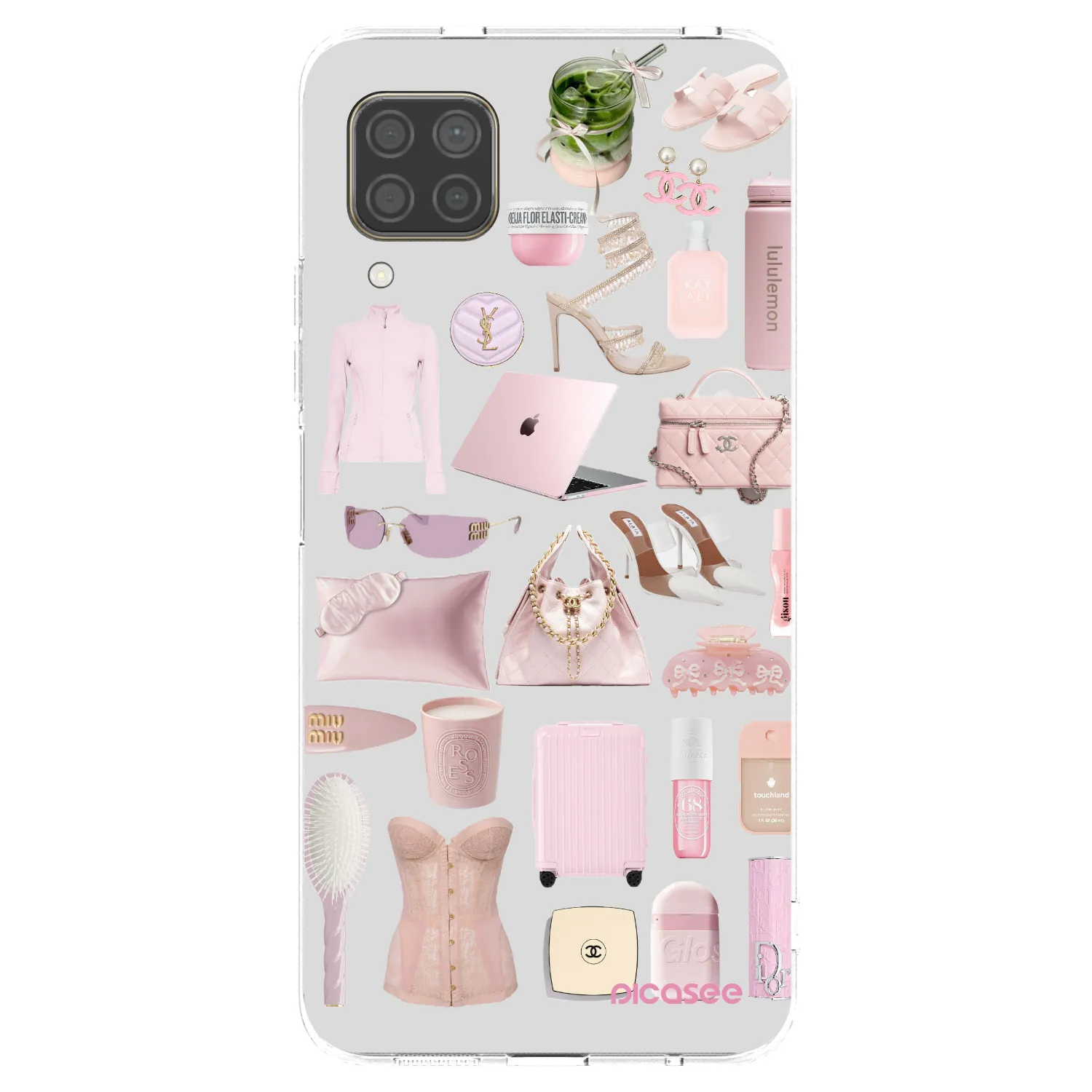 Picasee Huawei P40 Lite Hülle - Transparentes Silikon - Glam Babe