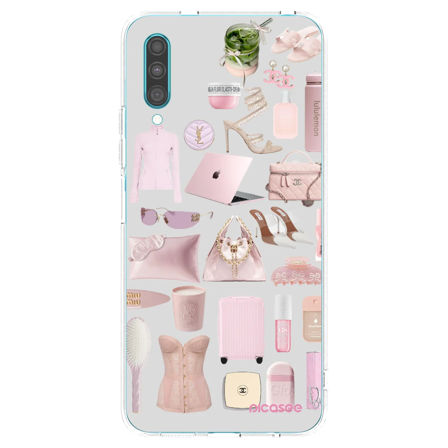 Picasee Samsung Galaxy A30s A307F Hülle - Transparentes Silikon - Glam Babe