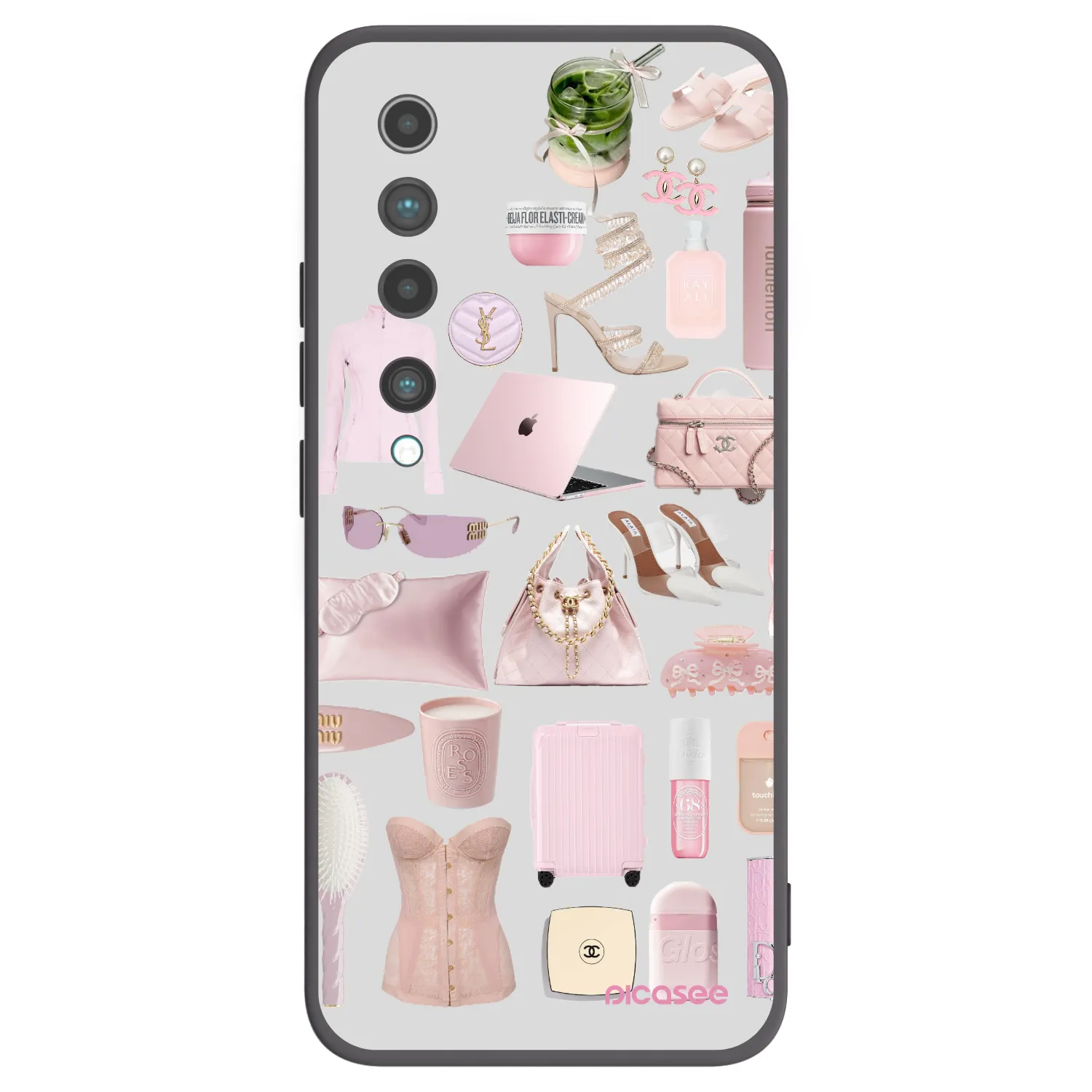 Picasee Xiaomi Mi 10 Hülle - Schwarzes Silikon - Glam Babe