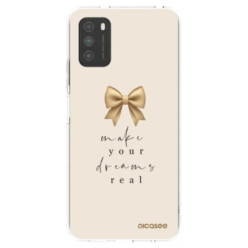 Picasee Xiaomi Poco M3 Hülle - Transparentes Silikon - Golden Dream