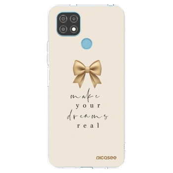Picasee Realme C21 Hülle - Transparentes Silikon - Golden Dream