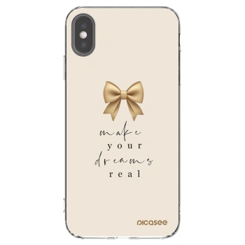 Picasee Apple iPhone XS Max Hülle - Transparentes Silikon - Golden Dream
