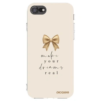 Picasee Apple iPhone SE 2022 Hülle - Transparentes Silikon - Golden Dream