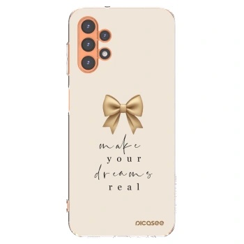 Picasee Samsung Galaxy A13 4G A135 Hülle - Transparentes Silikon - Golden Dream