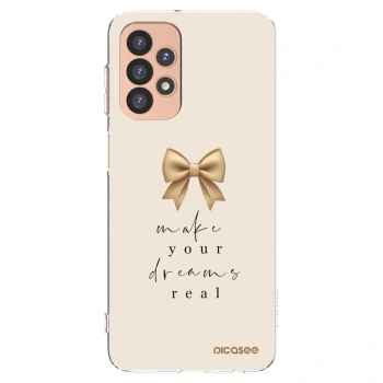 Picasee Samsung Galaxy A23 A236B 5G Hülle - Transparentes Silikon - Golden Dream