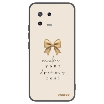 Picasee Xiaomi 13 Pro Hülle - Schwarzes Silikon - Golden Dream