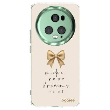Picasee Honor Magic5 Pro Hülle - Transparentes Silikon - Golden Dream