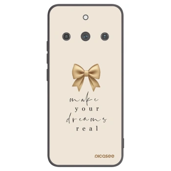 Picasee Realme 11 Pro+ Hülle - Schwarzes Silikon - Golden Dream